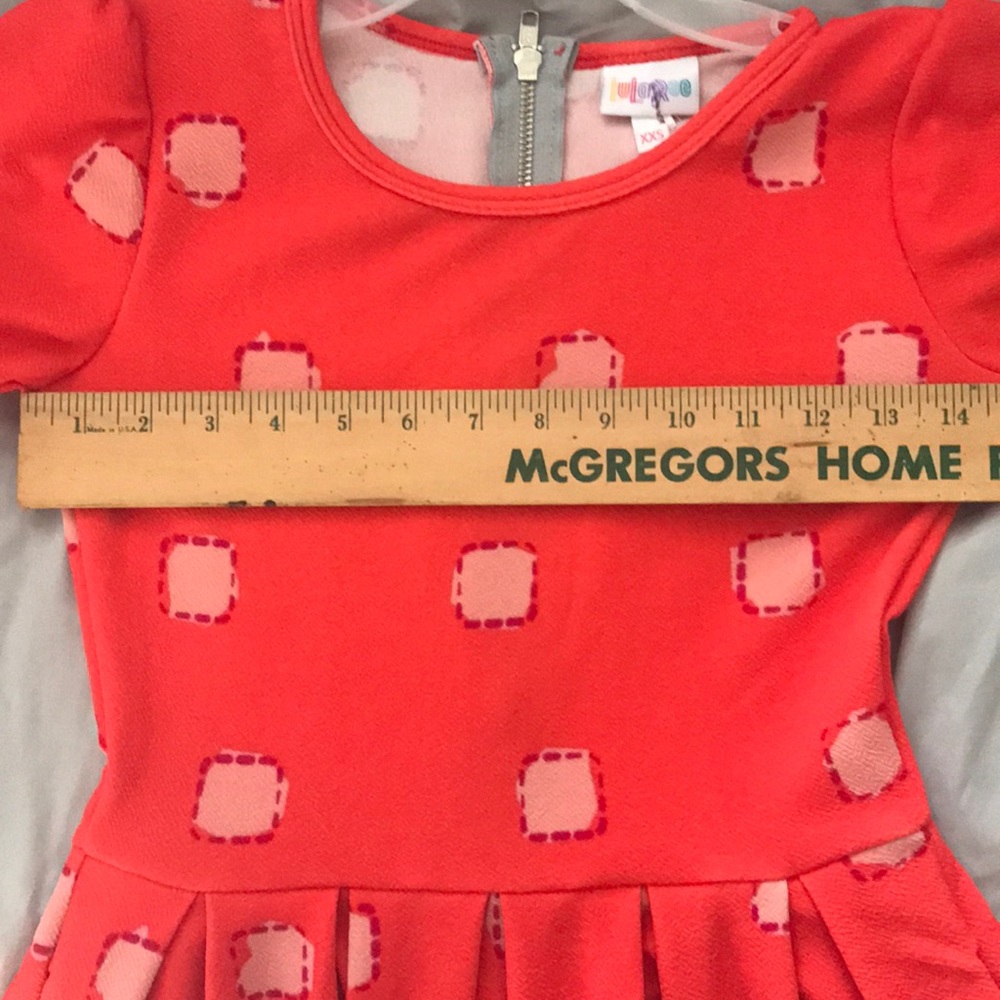 Coral Lularoe Dress - Picture 7 of 8